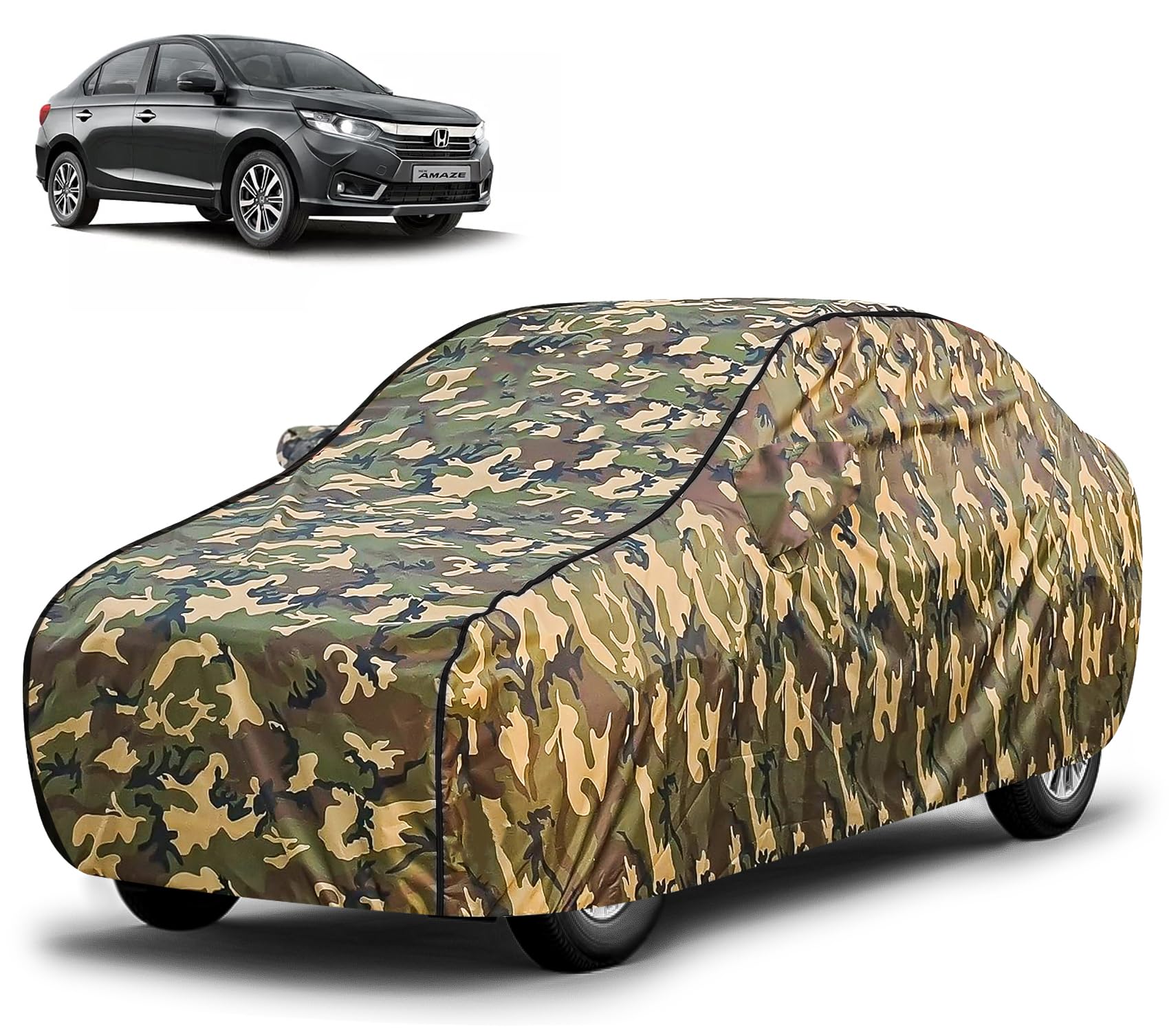 Tata Punch Car Cover - Jungle Print Waterproof -21 Tata Punch Car Cover - Jungle Print Waterproof -21