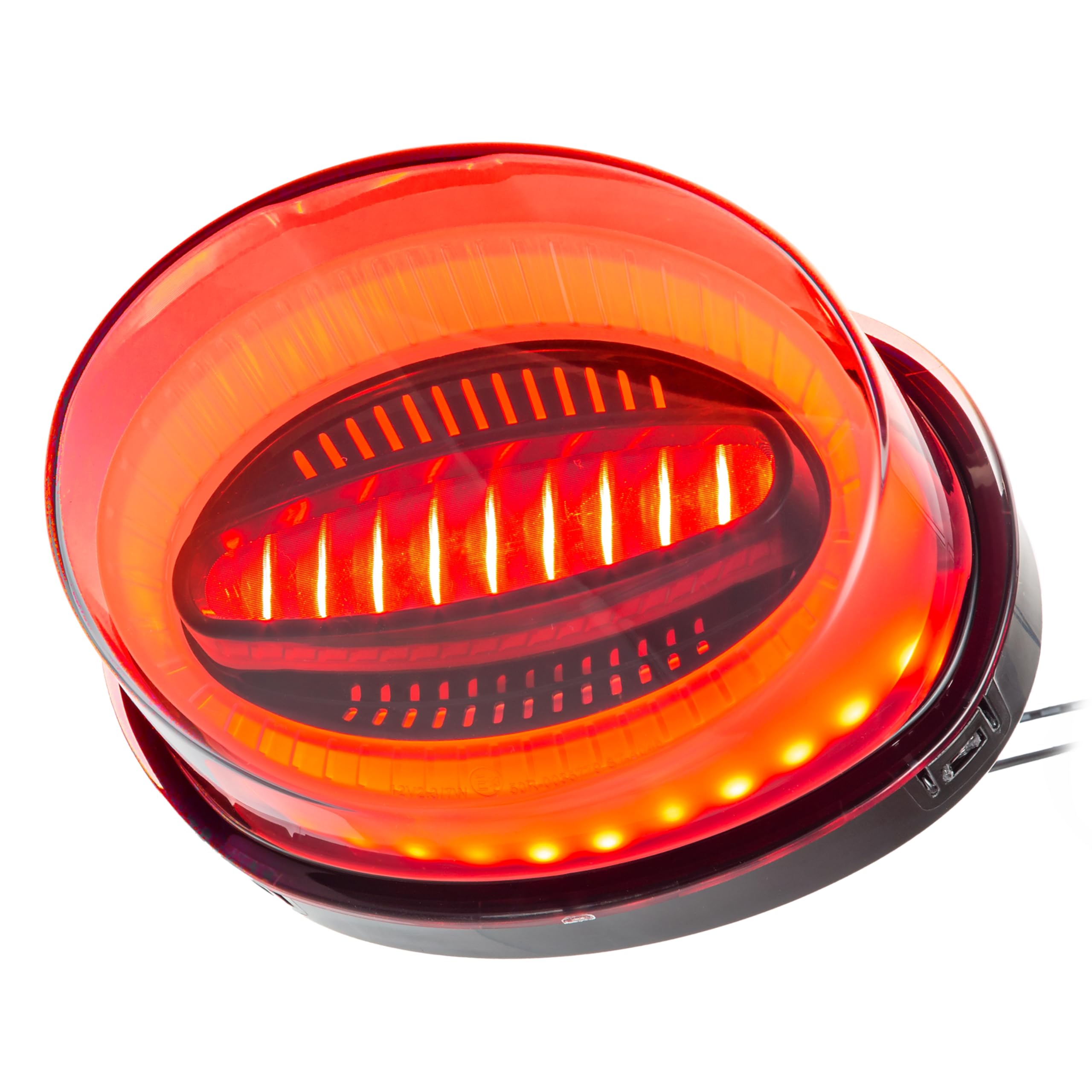 10007724 LED-Rücklicht, getönt, Reflektor schwarz E-geprüft