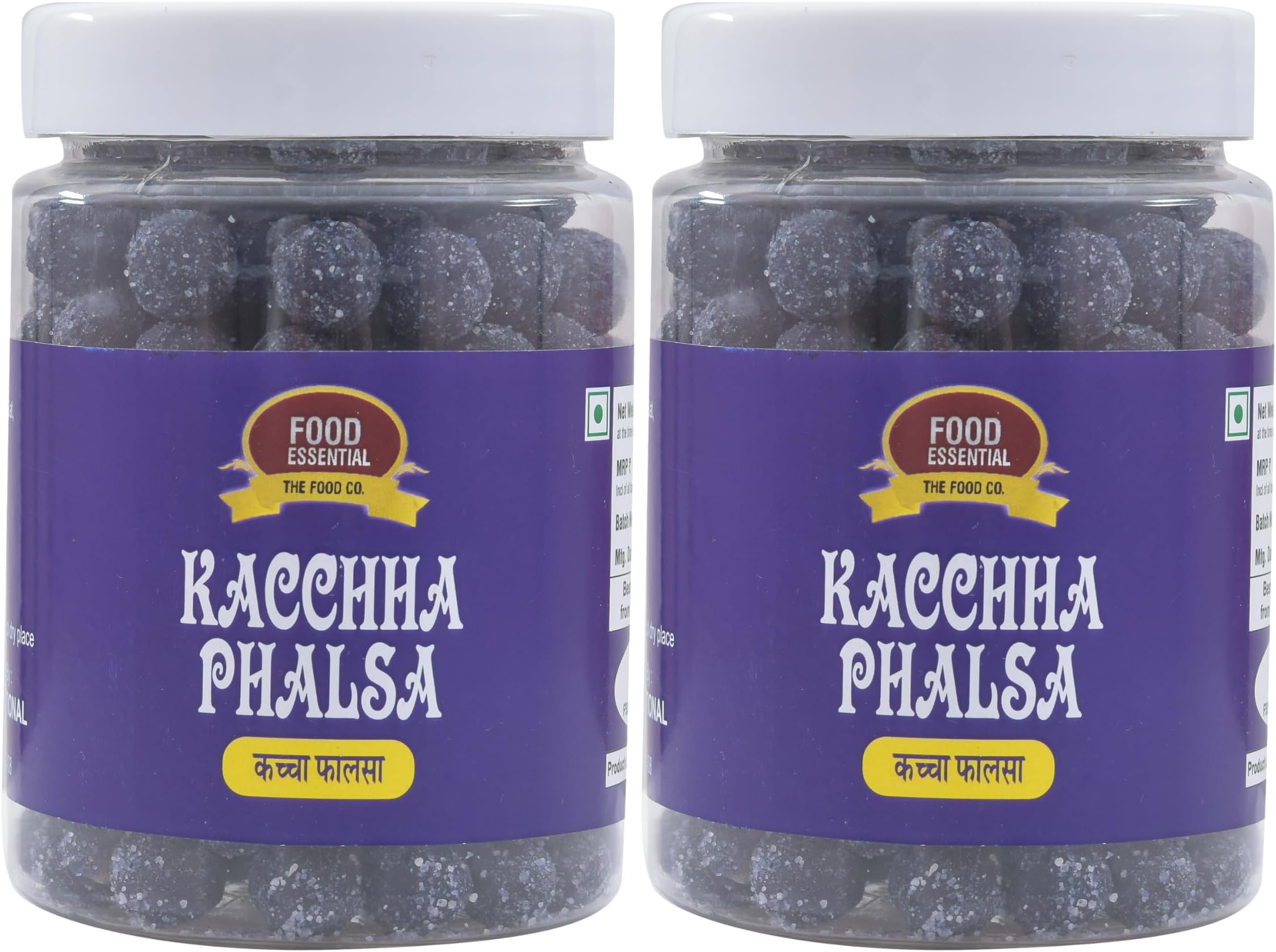 Food Essential Yummy & Tasty Kacchha Phalsa Goli 500 gm.[Mouth Freshener, After-Meal Snack] Pack of 2 (250 gm. each)