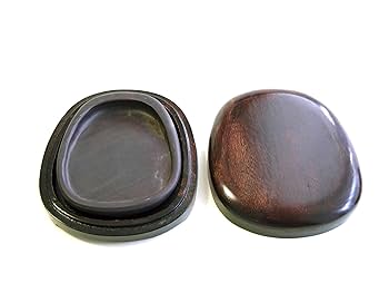 端渓楕形硯 Amazon | 端渓硯 SC-DYR-1R 楕円硯 3吋 坑仔 | 硯 | 文房具