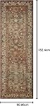 Loloi Magnolia Home by Joanna Gaines x Banks BAN-04 Collection Machine Washable Brick/Ivory 2'-0" x 5'-0" Accent Rug
