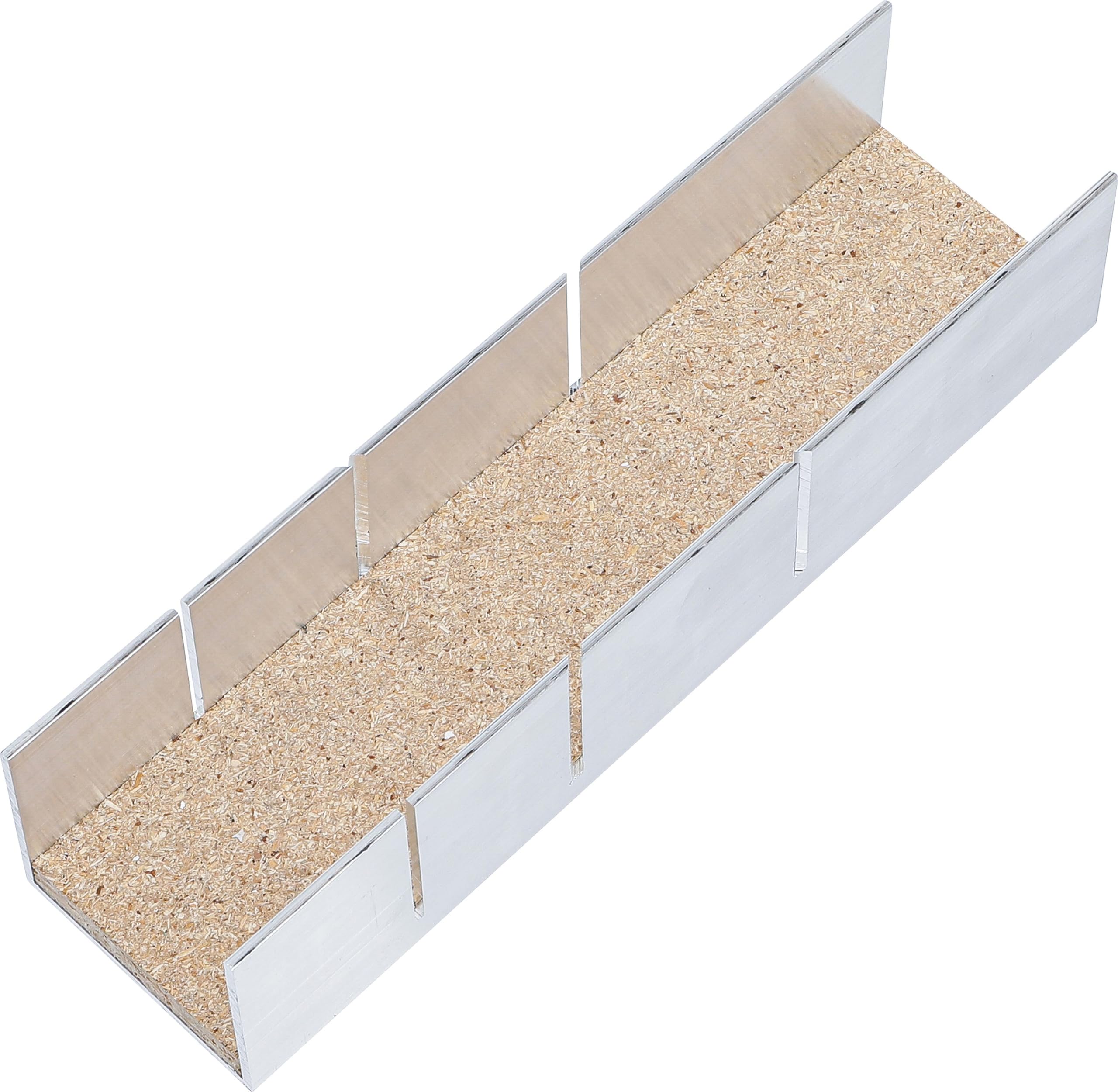 BGS 50860 | Caja de ingletes de aluminio | 245 x 65 x 55 mm
