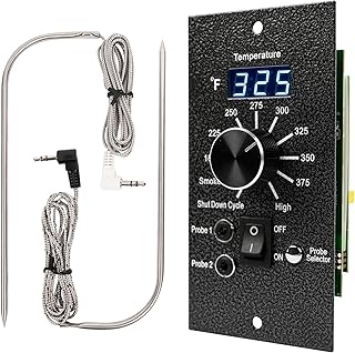 Pro Thermostat Controller Board Replacement Compatiable for Traeger Wood Pellet Grills with Meat Probes and RTD Temperature Probe Sensor