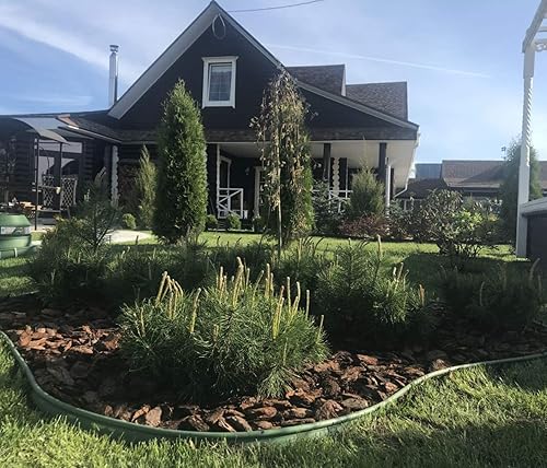 Miniatura 4 de Vodaland - Borde de 4 pulgadas para paisajismo y macizos de flores, sistema de bordes de jardín (negro)