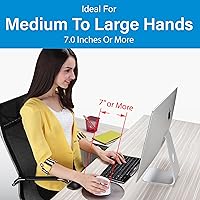 Vista 8 de Evoluent – World's Original Vertical Mouse, Wired Ergonomic Mouse for Right Hand, Medium to Large, Helps with Carpal Tunnel and Wrist Strain