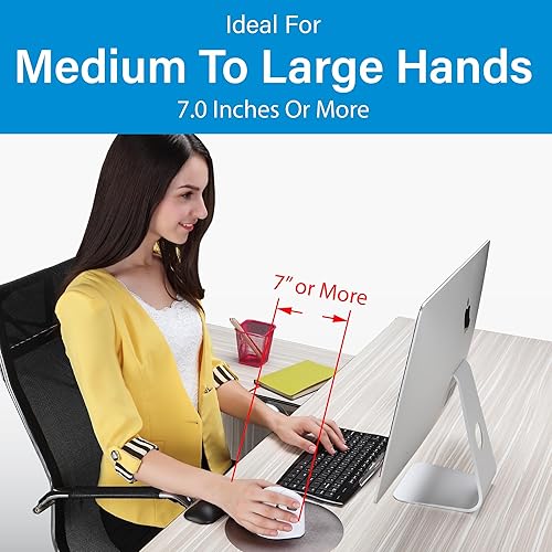 Miniatura 8 de Evoluent – World's Original Vertical Mouse, Wired Ergonomic Mouse for Right Hand, Medium to Large, Helps with Carpal Tunnel and Wrist Strain,