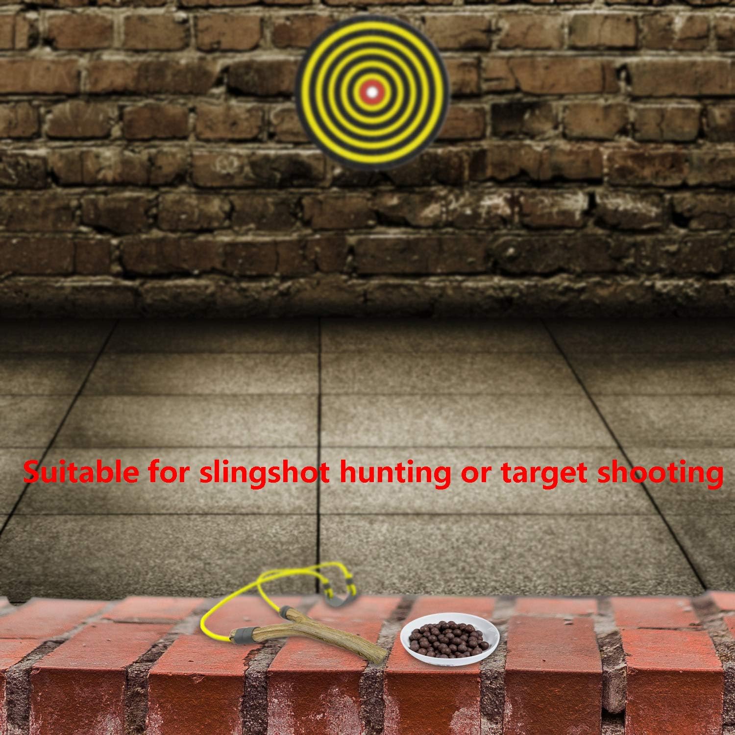 NIDAYE Biodegradable Slingshot Ammo Balls – 1000pcs 3/8 Inch (About 9mm) Hard Clay Slingshot : Sports & Outdoors