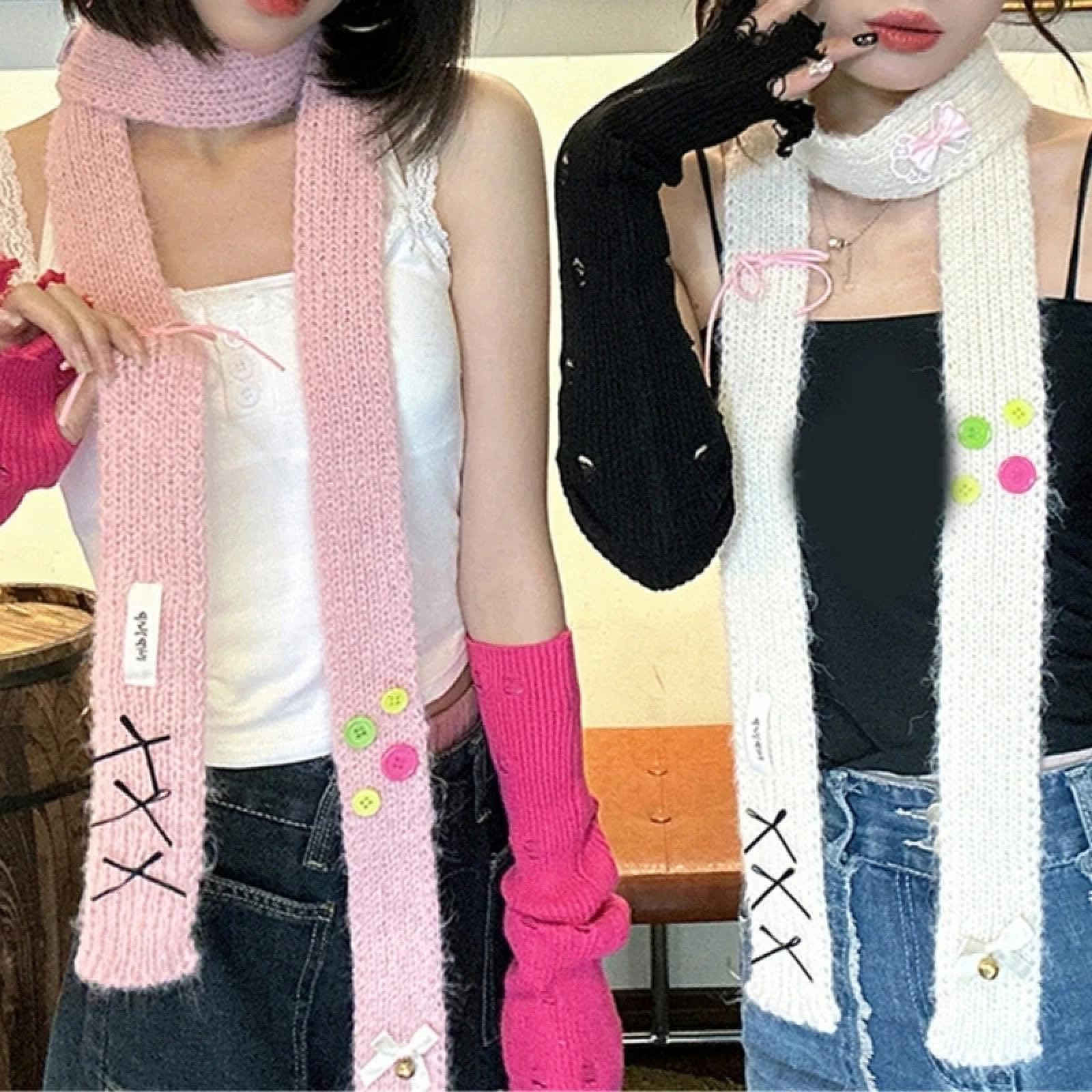 Schals Damen Tücher Halstuch Scarf Schal Frauen Schals Halstücher Mädchen Geschenke Krawatte
