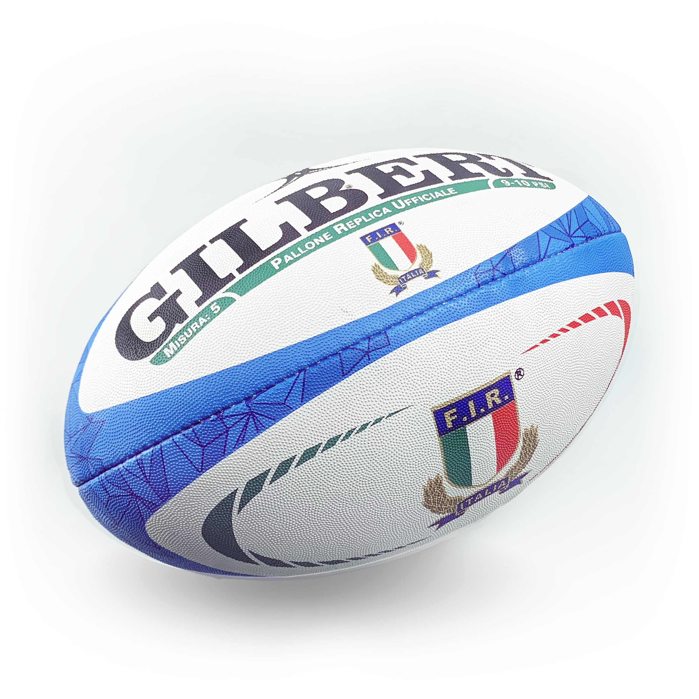 Pallone Da Rugby Gilbert F.I.R. Gold Misura 5 - Edizione Speciale Six Nations 2024 - Foto 9