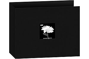 Pioneer Photo Albums T12CBF-BK 12" x 12" Black Fabric 3-Ring Album with...