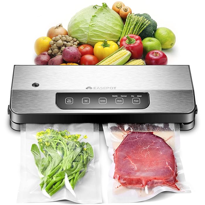 Buy EASEPOT Vacuum Sealer Machine, Compact Automatic Food