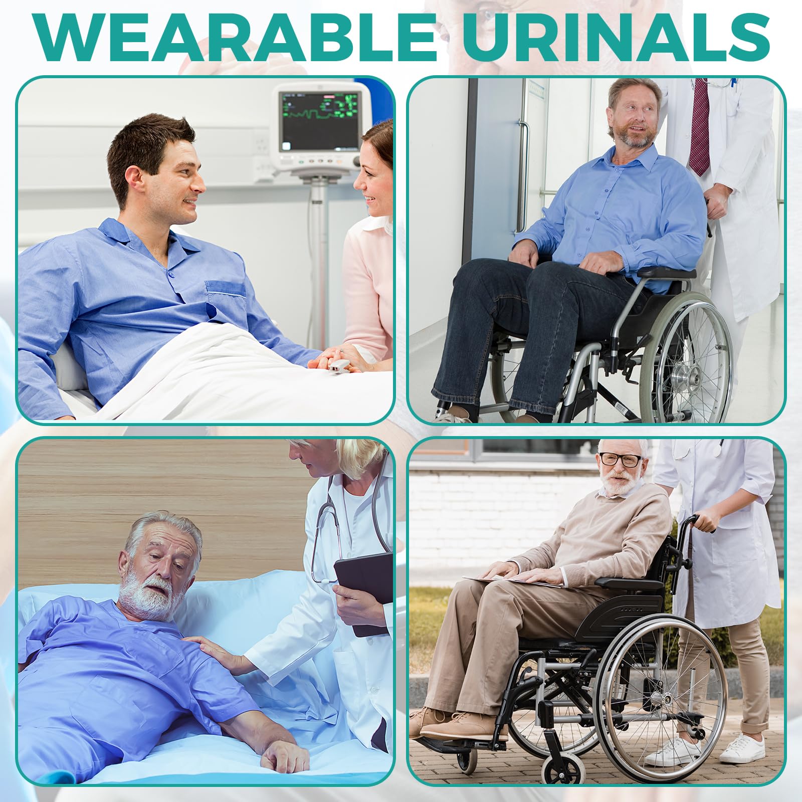 Orinal portátil para hombres (ancianos)