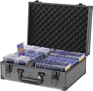 Toploader Storage Box for 3"*4" 35PT Toploaders, Waterproof, Anti-skid, Card Storage Box with Dividers, Fits Trading Cards and Sports Cards (Holds 600+ Toploaders)