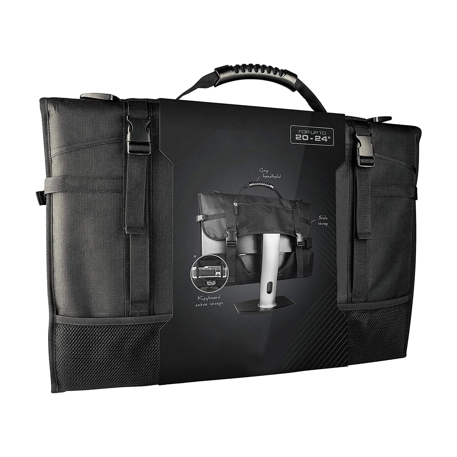 PINGFEN Computer Monitor Storage Bag, Monitor Protective Storage Case, Lightweight and Portable Monitor Dust for Desktop Computer Screen and Accessories