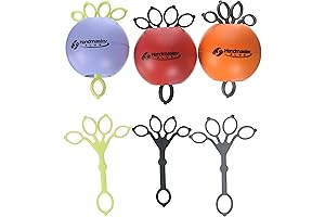 Therabands Physical Therapy Hand Exerciser (Colours May Vary), 9 Piece Set