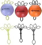Physical Therapy Hand Exerciser (Colours May Vary), 9 Piece Set