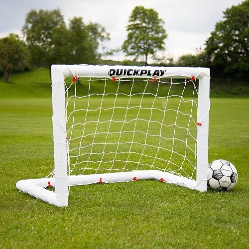 QuickPlay Q-Fold Folding Football Goal - Weatherproof uPVC, Garden