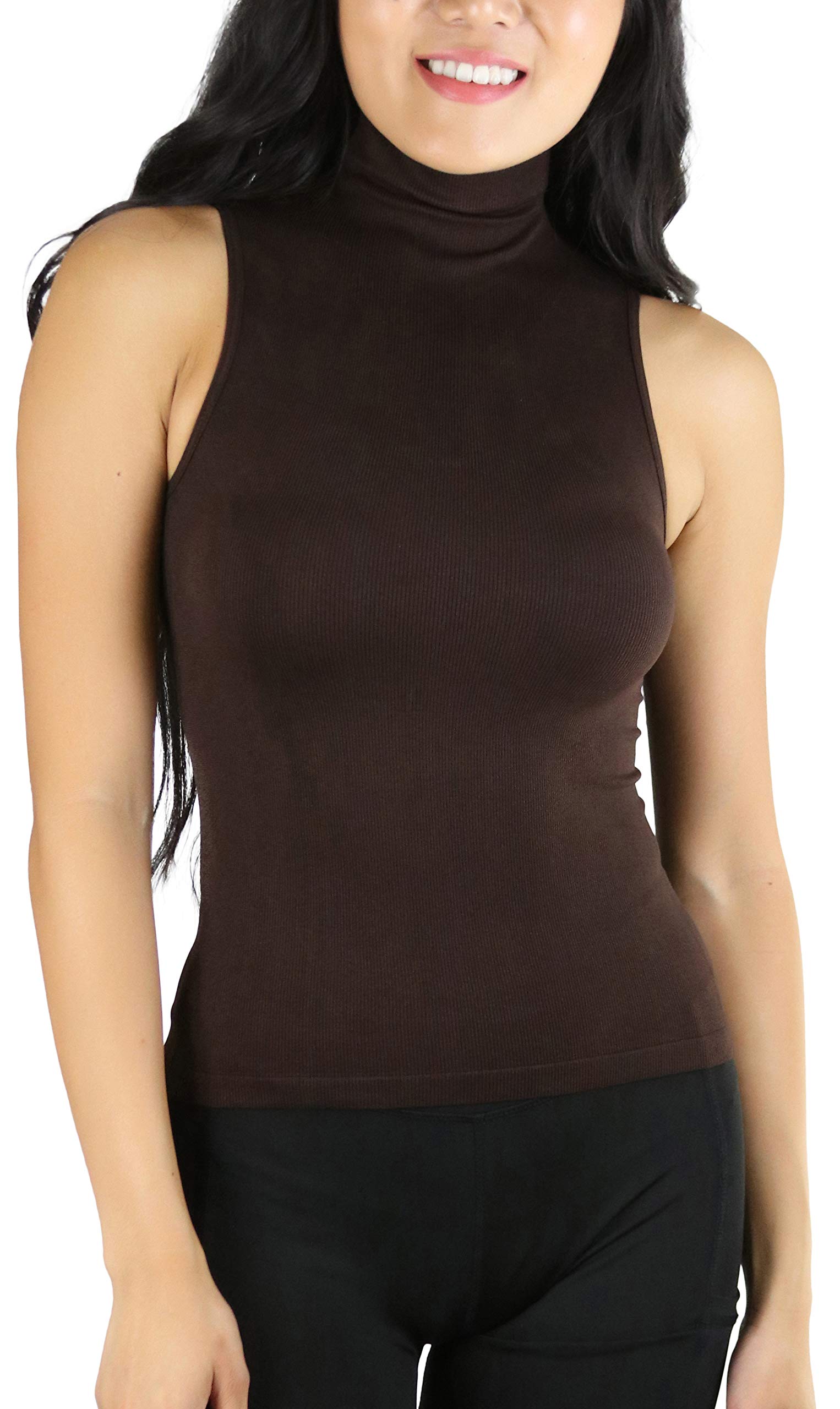 Allegra K Women's Sleeveless Square Neck Top - Lace Panel & Ruffles Tank - View #11