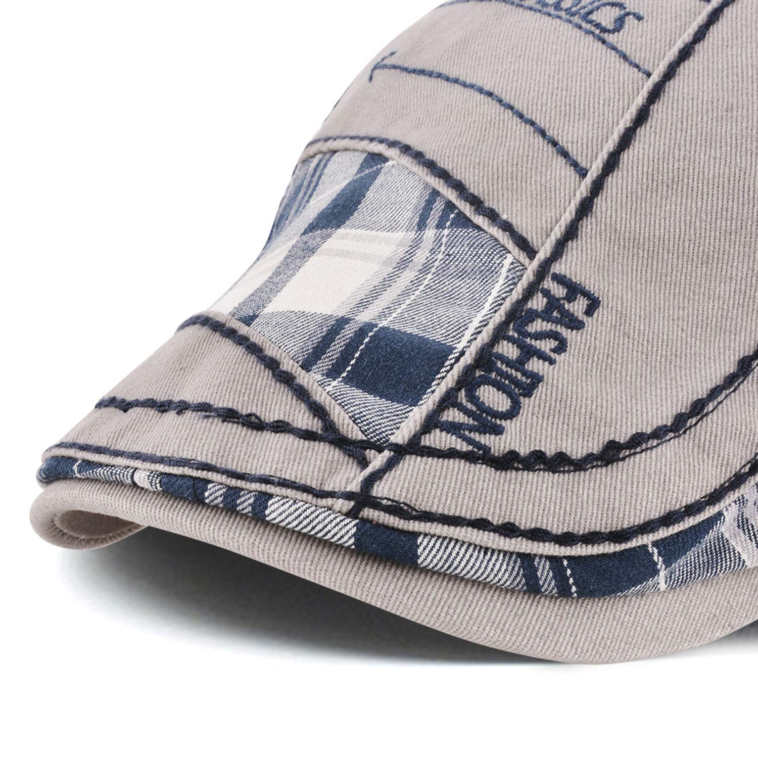 MOACC M Schiebermütze Barret Flat Cap Schirmmütze für Herren Damen, Gatsby Newsboy Cap Baskenmützen Golfermütze