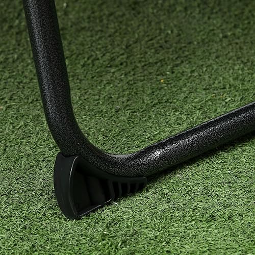 Miniatura 9 de Outsunny Tumbona plegable con respaldo reclinable de 5 niveles, silla de bronceado al aire libre con orificio para la cara de lectura, silla de