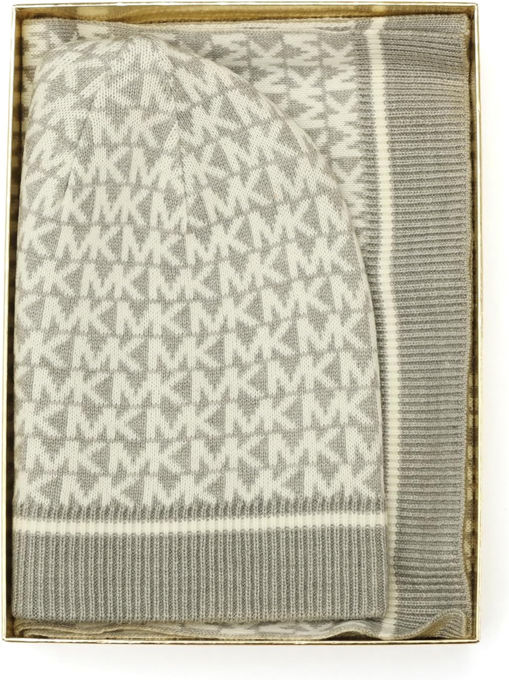 Michael Kors womens Smallest Mk Beanie, Scarf Box Set - Image 4