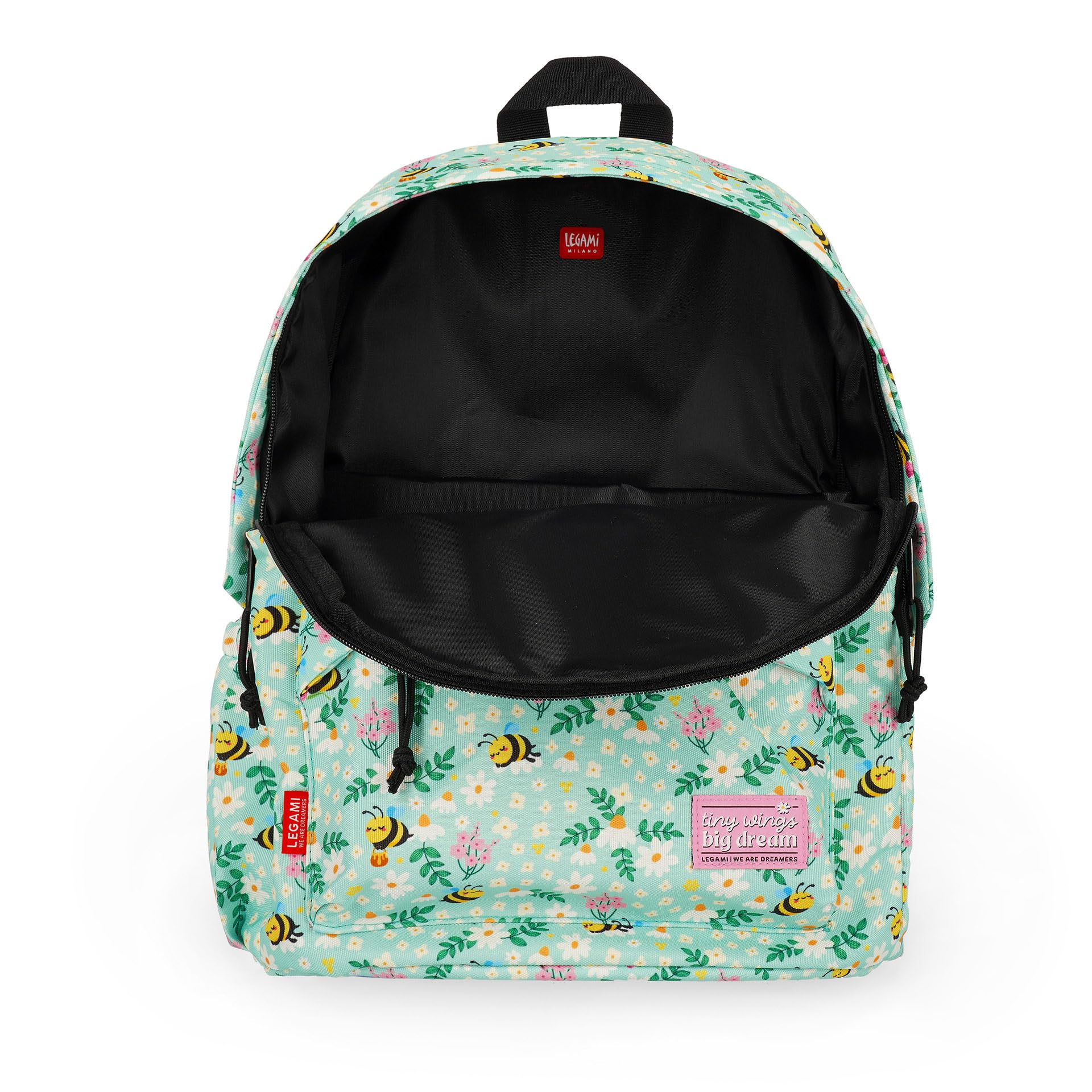 LEGAMI - Sac à dos Pour École My Backpack, Pochette École Rembourrée, Réglable, Fermeture Zip, Compartiment Intérieur pour Portable et Tablette, Poche Latérale, Utilisable en voyage, 30 x 40 x 18 cm