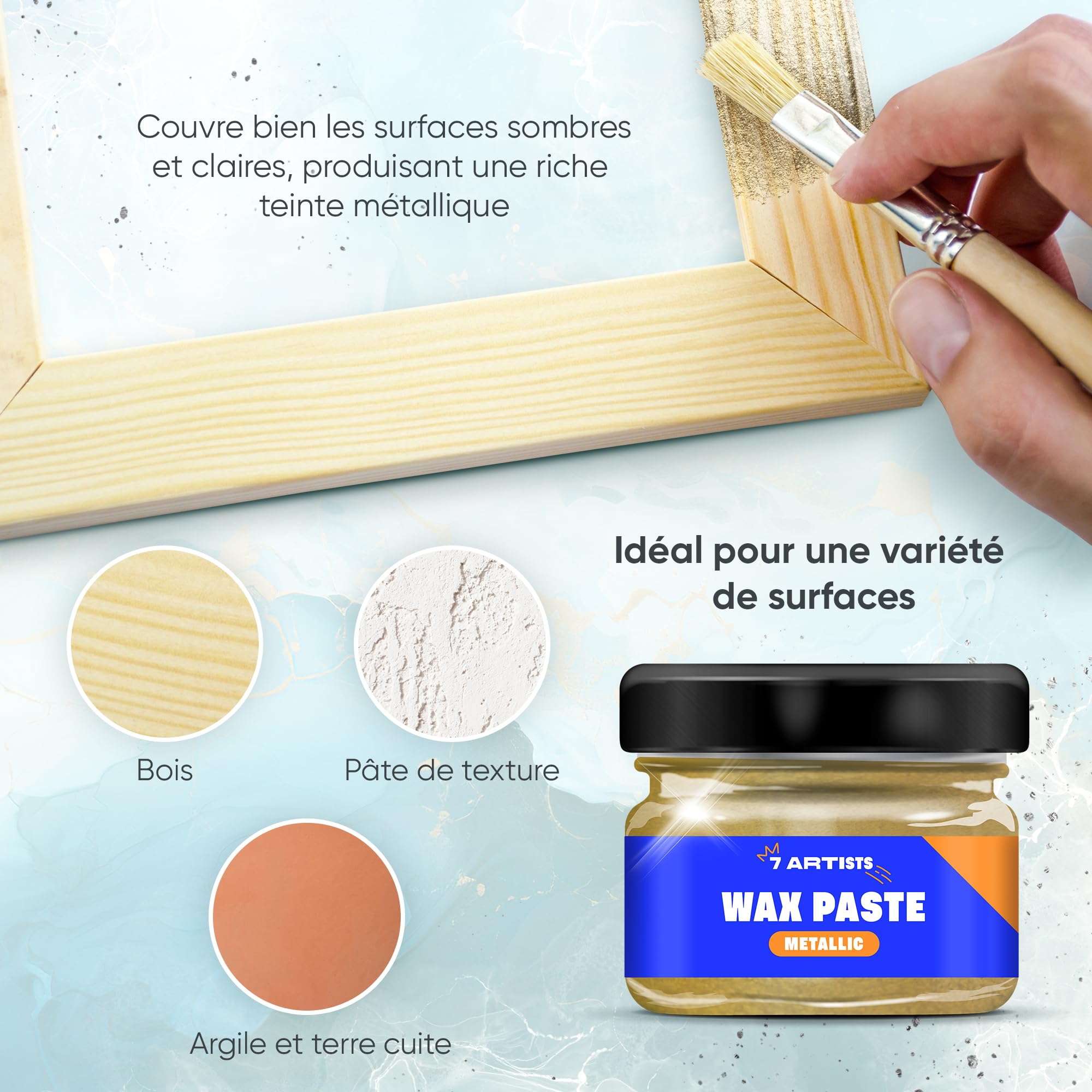 Wax Paste Metallic - White Gold 20 Ml - Zelf Kaarsen Maken - De