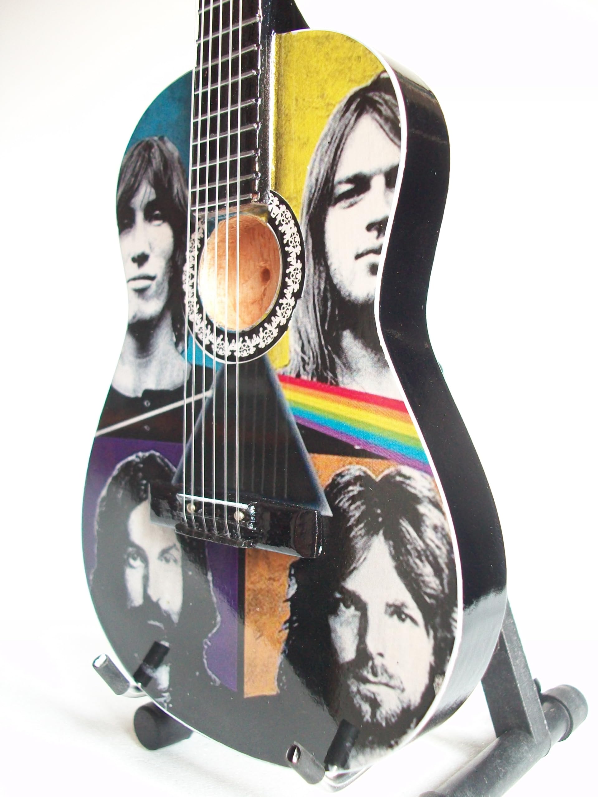 Chitarra acustica in miniatura da collezione Pk Floyd