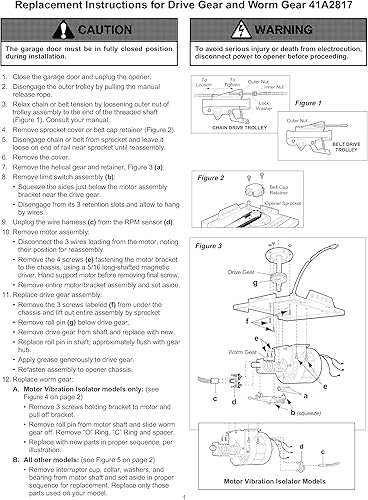 Miniatura 4 de The ROP Shop | Ensamblaje de engranajes helicoidales para LiftMaster, Sears Craftsman y Raynor 41A2817