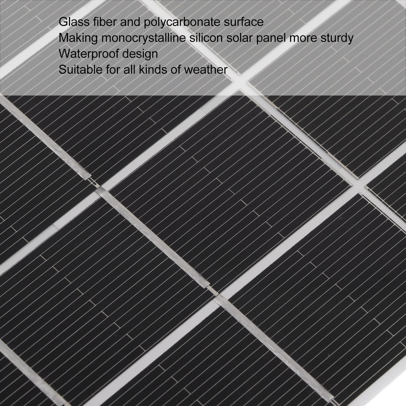 ViaGasaFamido Kit Pannello Solare Flessibile, Caricatore Solare in Silicio