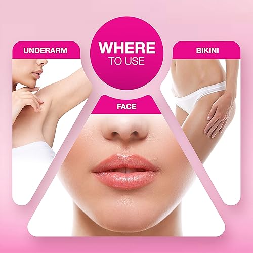 Miniatura 4 de VEET Kit de depilación de tiras de cera para cara, axilas, bikini, dermatológicamente probado, tiras de cera de 20 quilates, 2 tamaños con manteca