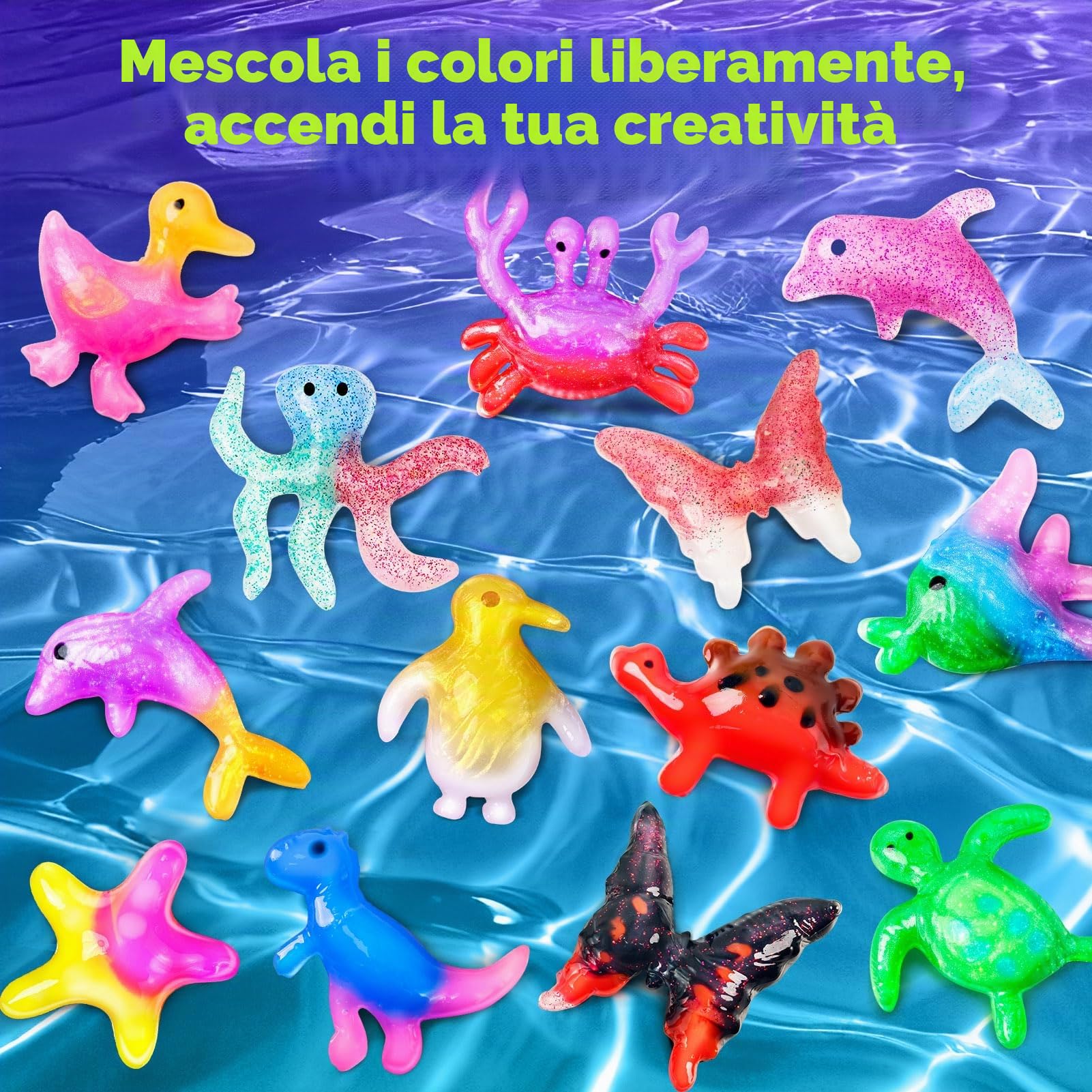 JOPSHEEN Magic Water Elf, 40 Colori Magico Acqua Fairy Gel per Bambini, Attivita Creative Bambino, DIY Giocattolo Fatto a Mano per Ragazzi e Ragazze