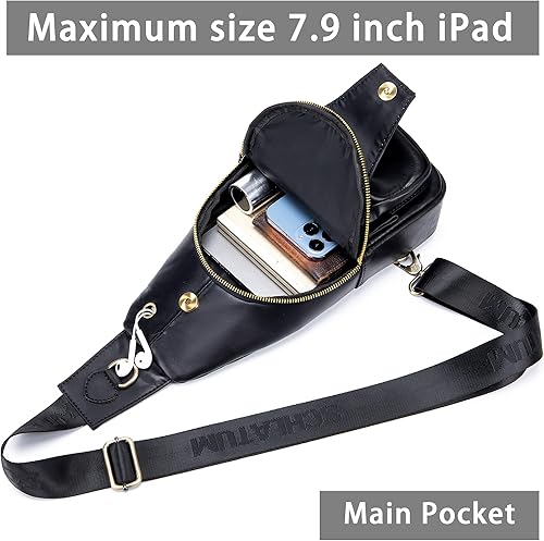 Miniatura 148 de LUKZIJAES Bolso bandolera de cuero genuino para hombre marrón (#1-Brown)