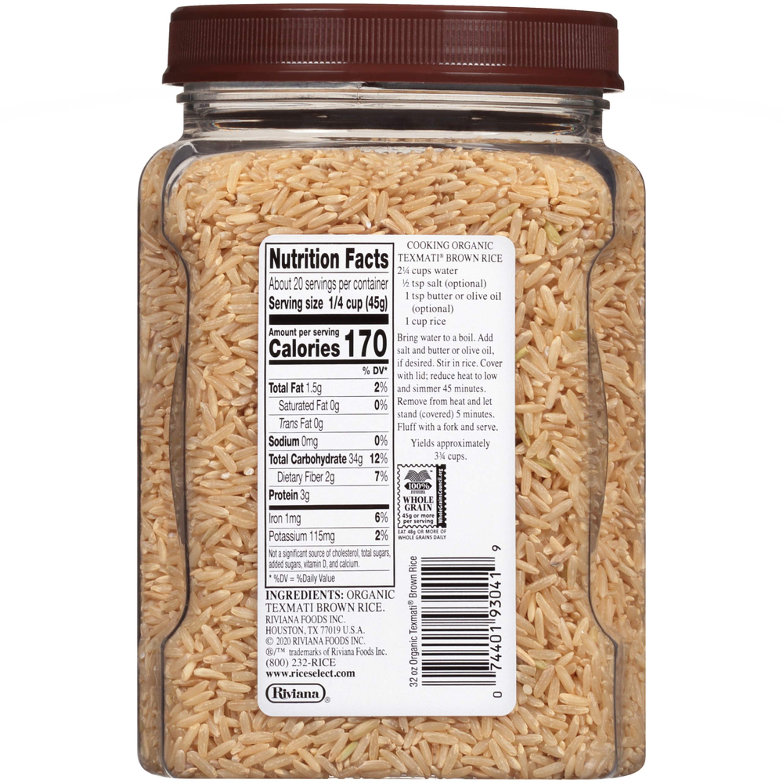 Snapklik.com : RiceSelect Organic Texmati Brown Basmati Rice