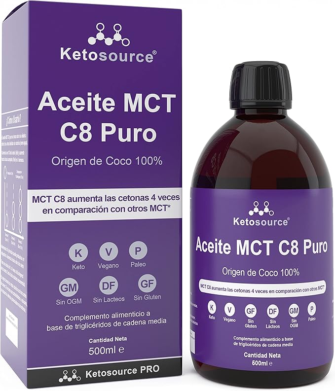 Pure C8 MCT Oil 99%+ - 500ml Coco