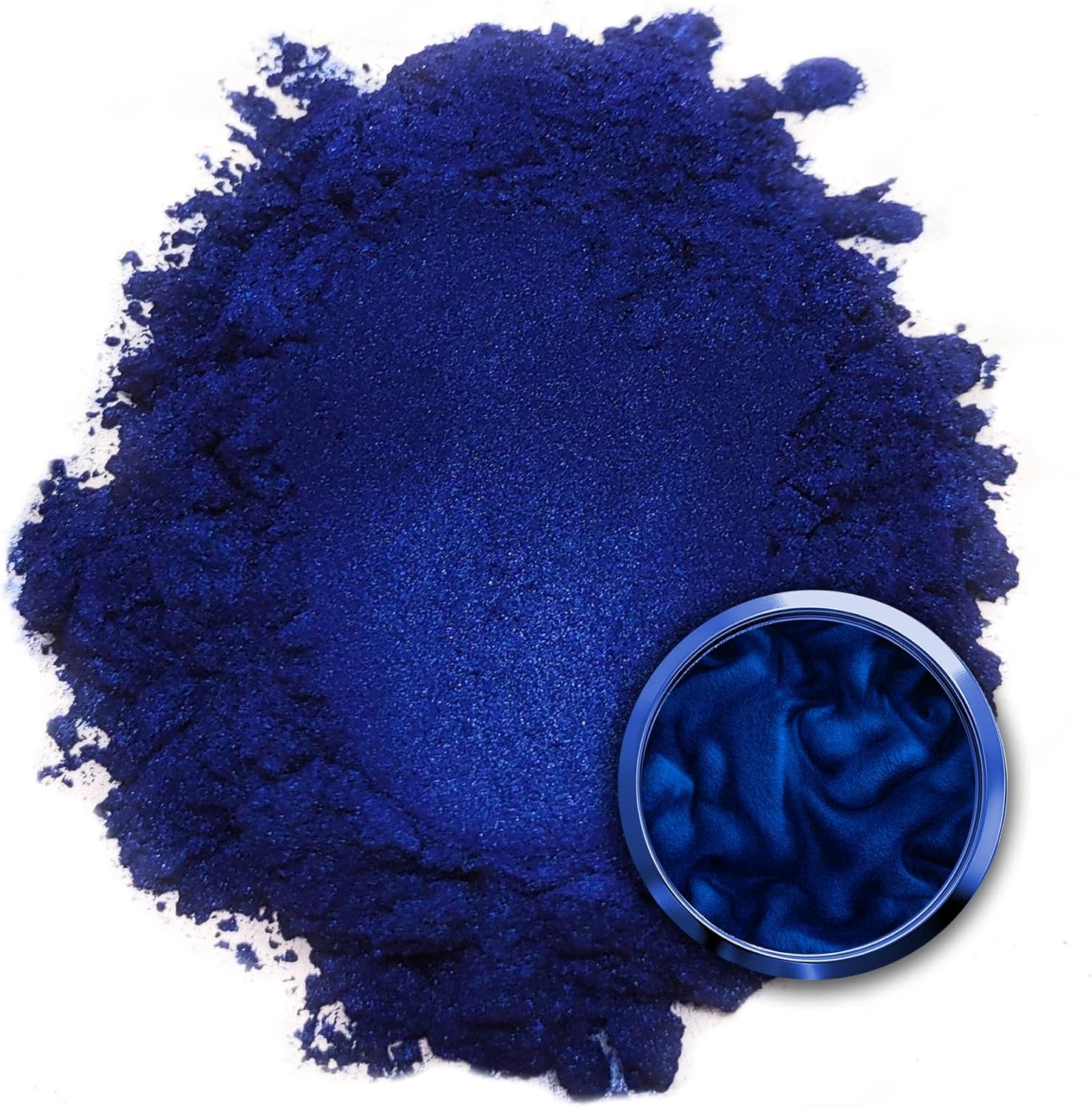Eye Candy Pigments Premium Blue Mica Powder - Aoi Hi Blue (25gr) - for Epoxy, Resin, Soap, Paint, Woodworking, Acrylic Pouring, Bath Bombs, Fishing Lures - DIY Arts and Crafts Additive - Image 6