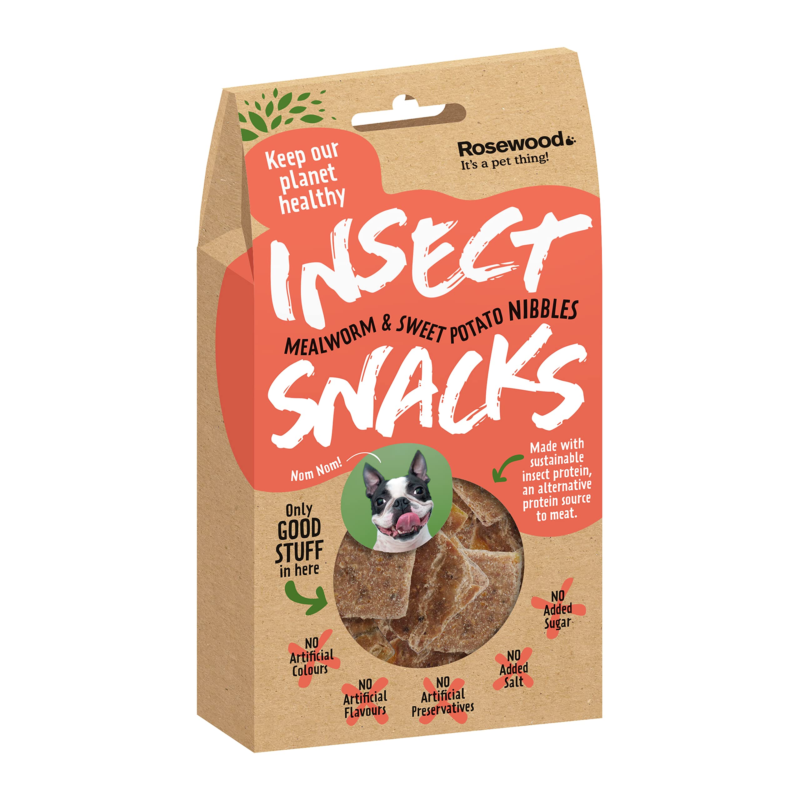 Rosewood Snack per insetti, vermi e patate dolci da 80 g, confezione da 12 SRP (12 x 80 g, sigillata singolarmente)