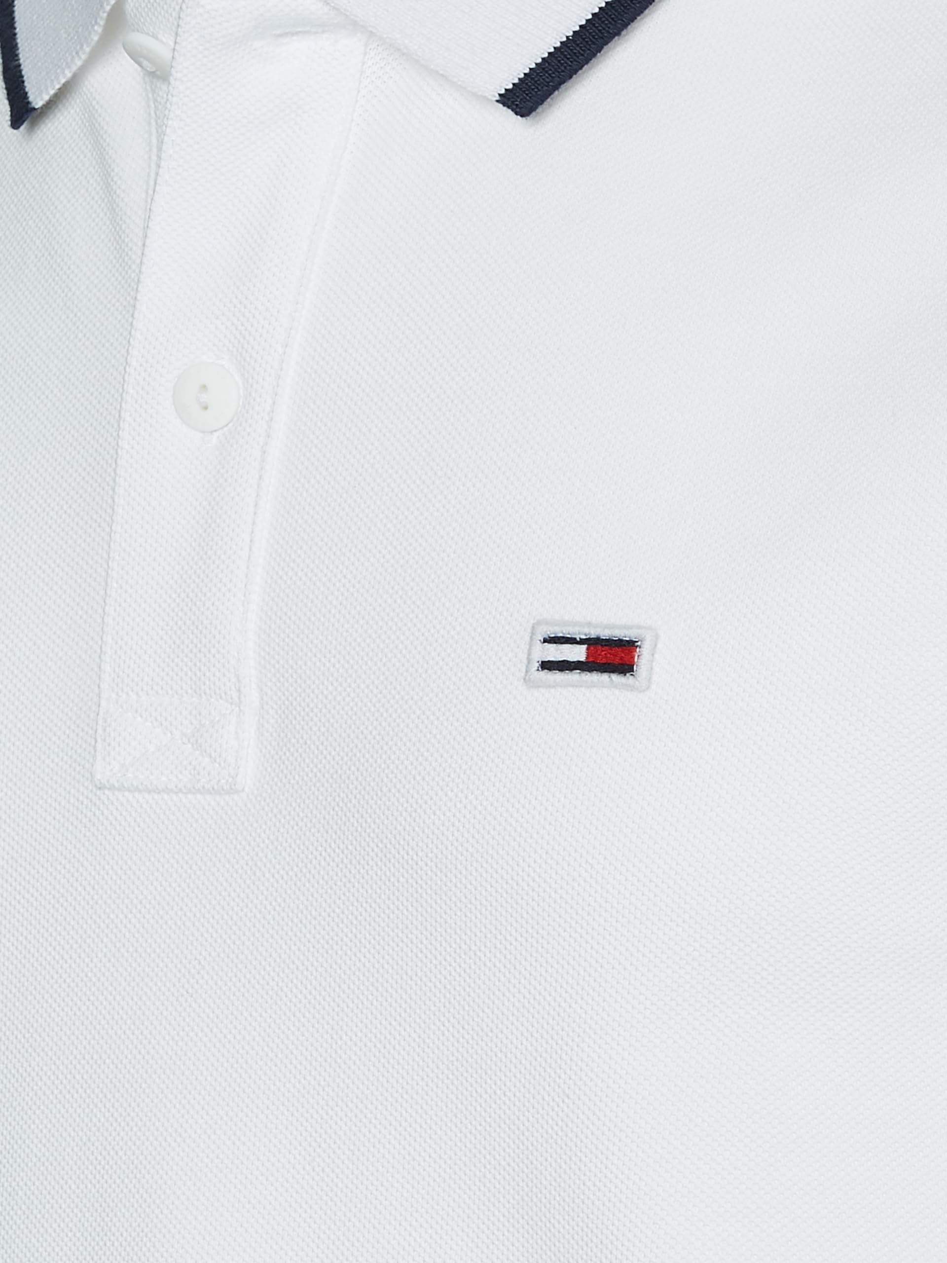 Tommy Jeans Tjm Reg Flag Cuffs Polo Dm0dm12963 Polo a Maniche Corte Uomo (Pacco da 1)