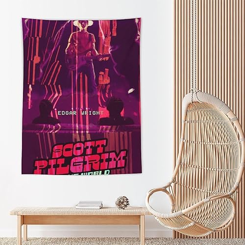Miniatura 5 de Scott - Tapiz de película Pilgrim Vs The World (7) tapiz de pared, tapices de pergamino, pintura, imagen, sala de estar, decoración del hogar y