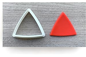 Convex Triangle Shaped Cookie Cutter Puff Pastry Fondant Pastry Biscuit