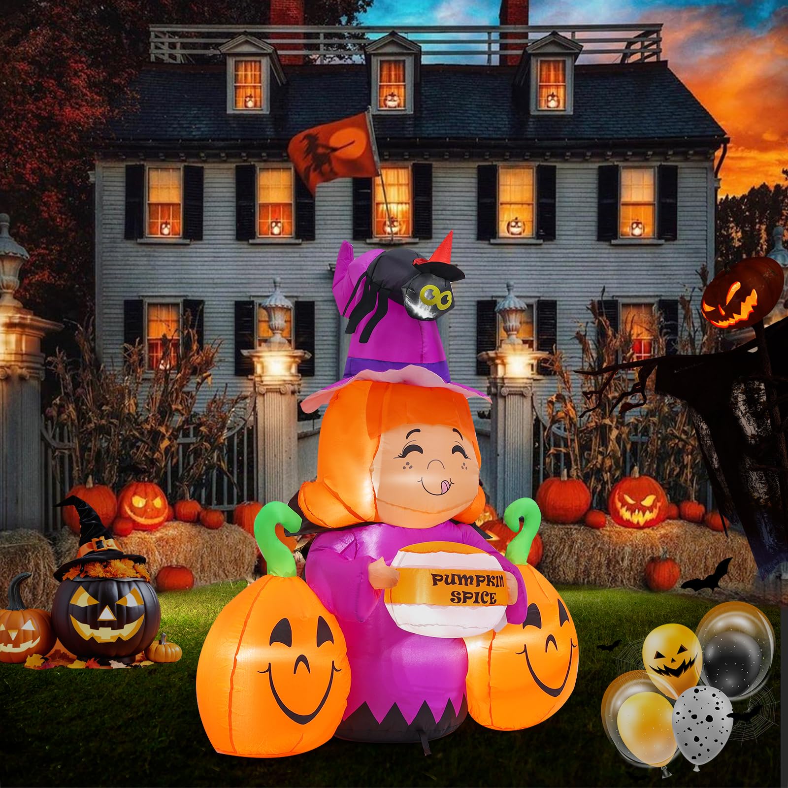 InfleasJoiy Witch Pumpkin