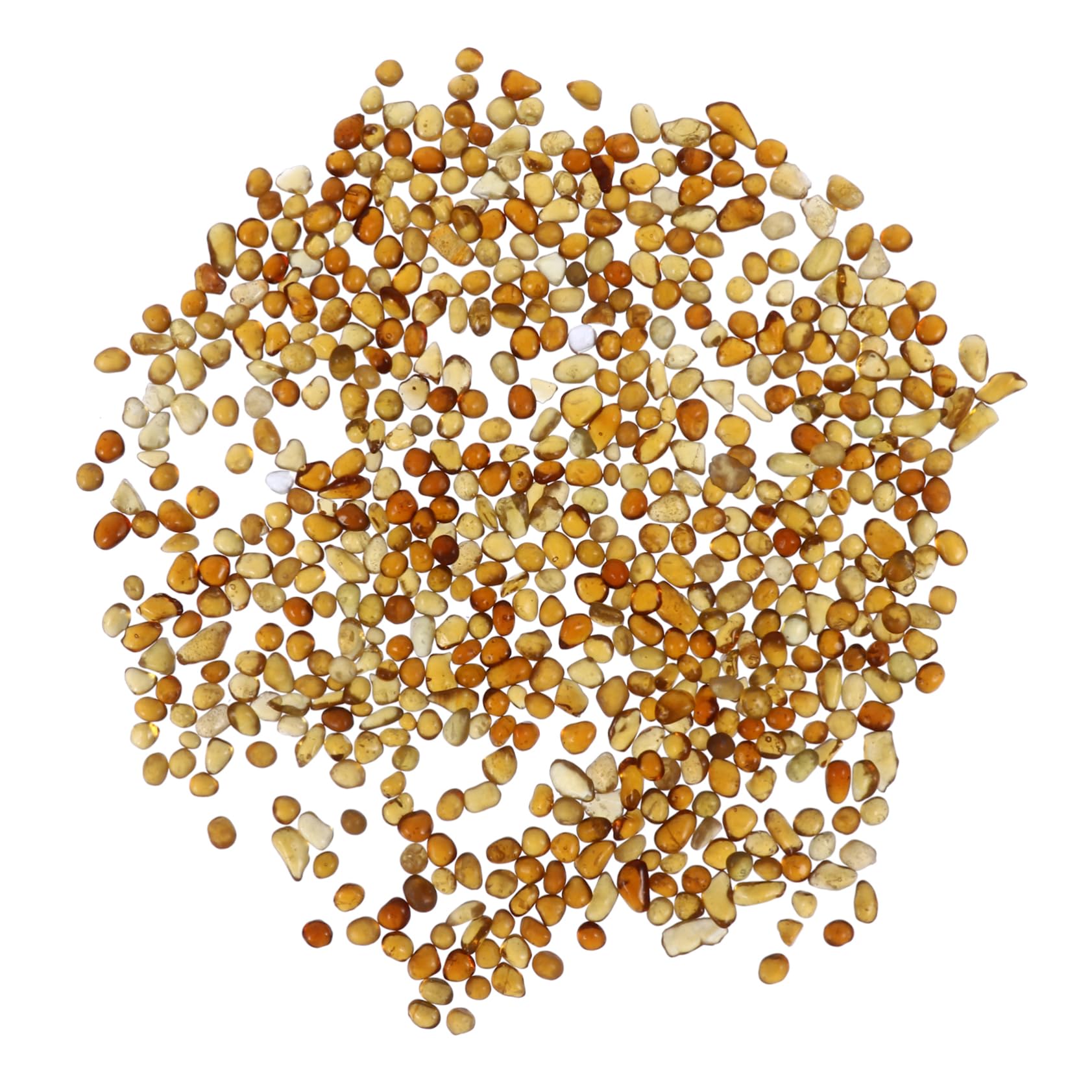 Totority 500g Glass Stone Set Aquarium Fish Tank Decorations River Rocks Fish Bowl Pebbles High-Temperature Fired Safe for Aquatic Pets