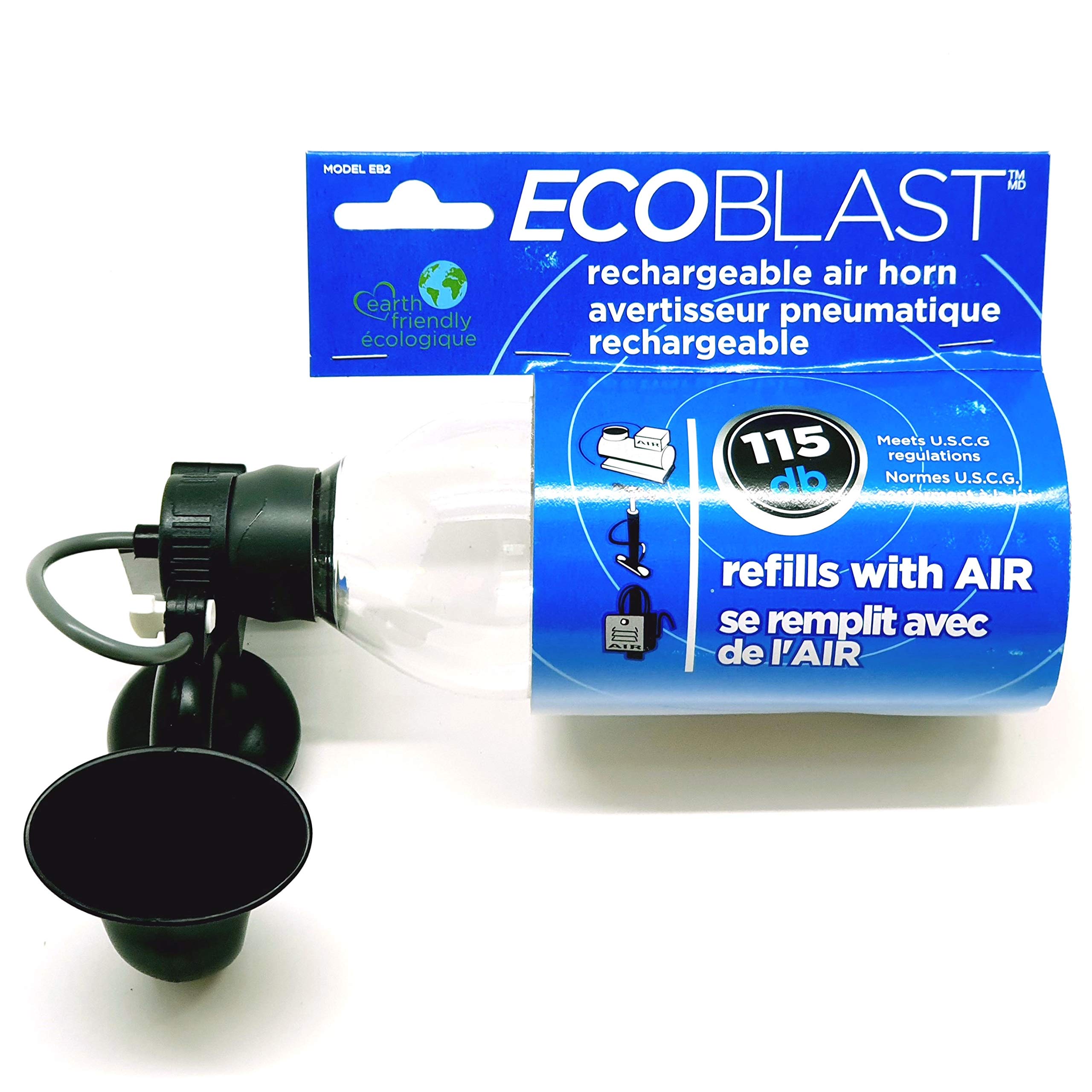 EB2 Signal Air Horn Marine Boot Sport wiederaufladbar Luft CO2 neutral