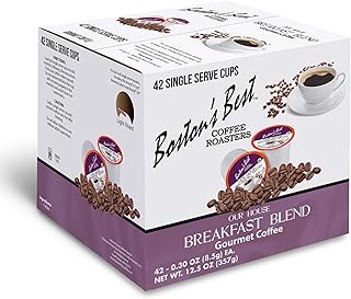Boston’s Best - Smooth Light-Roast Breakfast Blend, Delicious Gourmet Coffee Compatible with Keurig Coffee Maker, 1 Count (42 Single Serve Cups)