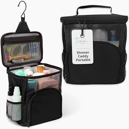 Original Portable Shower Caddy For College Dorms - Foldable Mesh