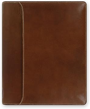 Filofax Lockwood A5 Zip Leather Organiser - Cognac