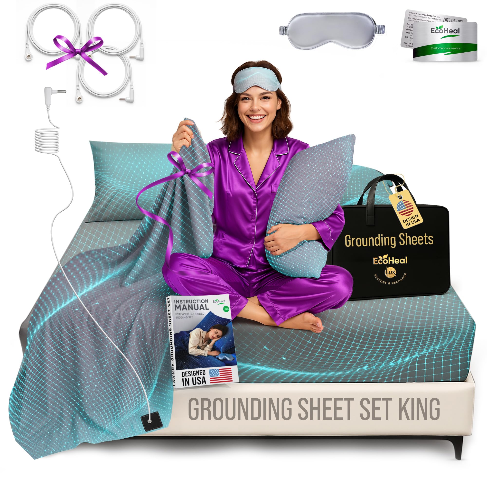 ECOHEAL Grounding Sheet Set King Size
