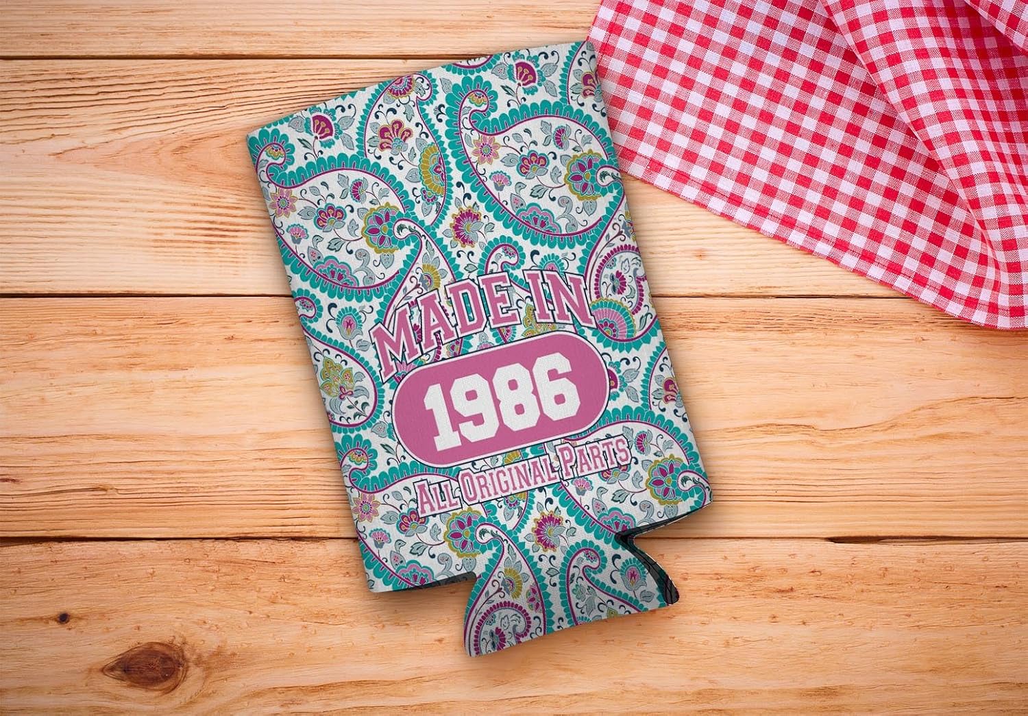 40th Birthday Favors For Women Made In 1986 12-Pack Ultra Slim Can Thermocoolers