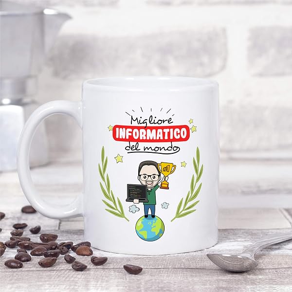 Mugffins Tazza Informatico (Migliore del Mondo) - Idee Regali Originali Informatica - 3