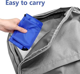 Drawstring Bag PE Pull Rope Bag Waterproof Gym Backpack with Zip Pocket String Sack for Women Men Trainer Bag for Sports Beach School Swimming Storage